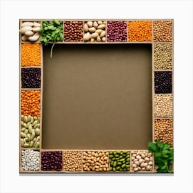 Frame Of Beans 1 Canvas Print