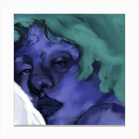 Contemporary Female Portrait Art Canvas Print