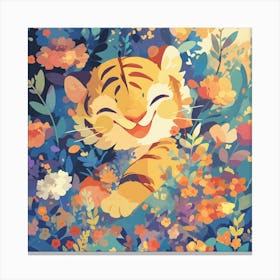 Cute Tiger 1 Canvas Print