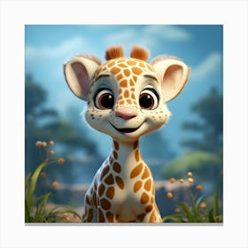 Giraffe 59 Canvas Print