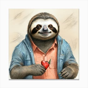 Sloth 62 Canvas Print