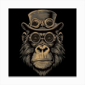 Steampunk Monkey 49 Canvas Print