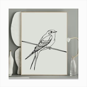 Bird Painting Canvas Print