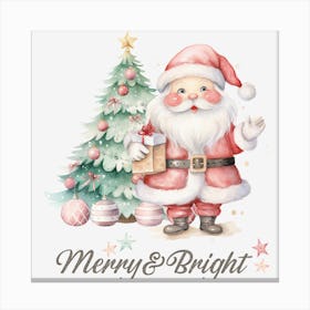 Merry & Bright 1 Canvas Print