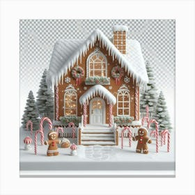 Gingerbread House 3 Canvas Print