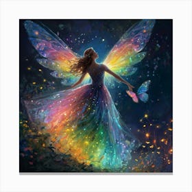 Rainbow Fairy Canvas Print