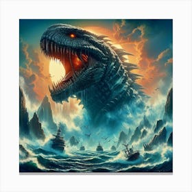 Godzilla 1 Canvas Print
