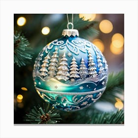 Christmas Tree Ornament 6 Canvas Print