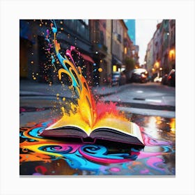 Book Art Canvas Print