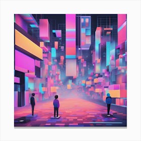 Abstract Painting Canvas Print