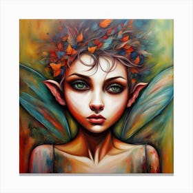 Mischevious Fairy Canvas Print