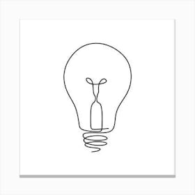 Light Bulb Canvas Print