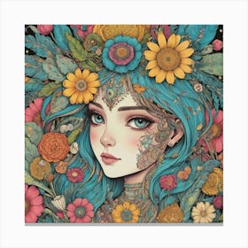 Illustrative Albedo Be Nice Art 2 Canvas Print