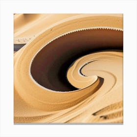 Spiral Sand Dune 1 Canvas Print
