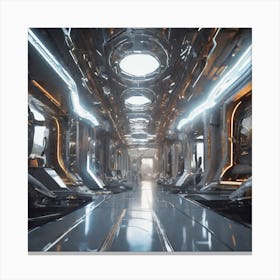 Futuristic Space Station 20 Canvas Print