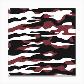 Camouflage Pattern Art, pattern, tile 3 Canvas Print