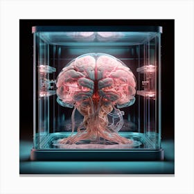 Brain In A Box Canvas Print