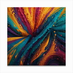 Abstract Abstract Painting 10 Canvas Print