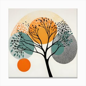 Tree Of Life Abstract Canvas Print