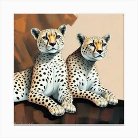 Cheetahs 1 Canvas Print