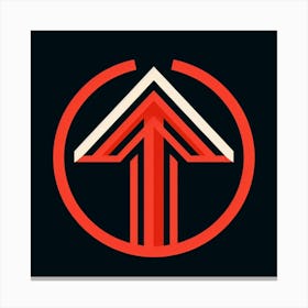 Arrow Logo Canvas Print