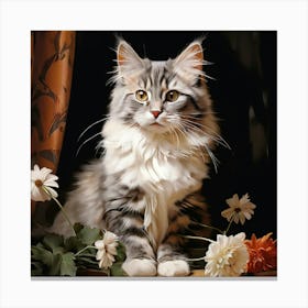 Coon Cat 1 Canvas Print