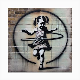 Hula Hoop Canvas Print