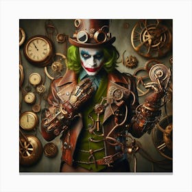 Joker Steampunk 1 Canvas Print