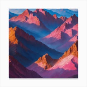 Mountain Range Canvas Print