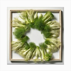 Fennel Wreath Canvas Print