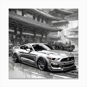 Ford Mustang 4 Canvas Print