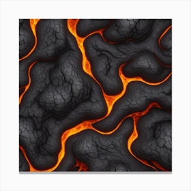 Lava Texture 5 Canvas Print