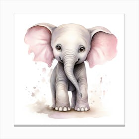 Baby Elephant Canvas Print