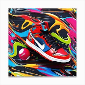 Nike Jordan 1 High Canvas Print