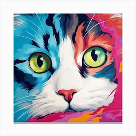 Cat Painting 5 Canvas Print