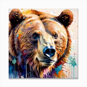 Grizzly Bear Canvas Print