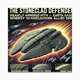 Stoneclad Defender Creating Shields Around Allies Canvas Print