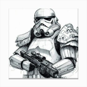 Stormtrooper 42 Canvas Print