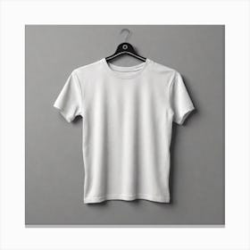 White T - Shirt 7 Canvas Print