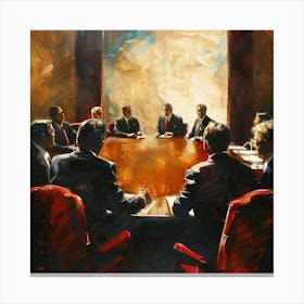 Meeting Of The Minds Canvas Print