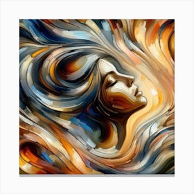 Abstract Of A Woman 2 Canvas Print