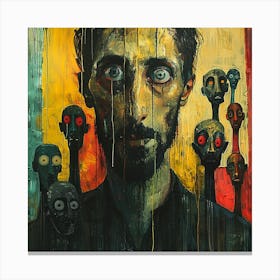 'The Face Of The Dead' Canvas Print