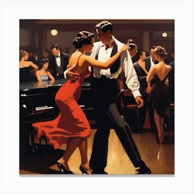 A Collection Of Jack Vettriano Image 1 Canvas Print