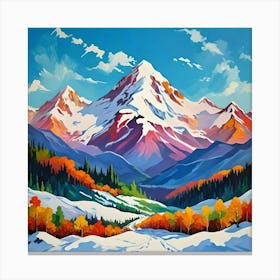 HIMALAYAN SNOWSCAPE Canvas Print