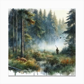 The Hunter Canvas Print