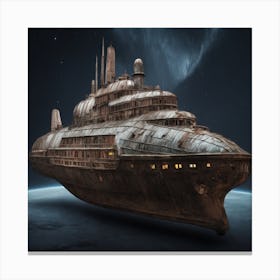 Spaceship Canvas Print