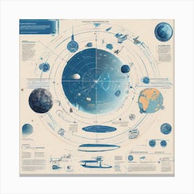 Space Map Canvas Print