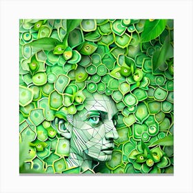 3d Of A Woman Canvas Print