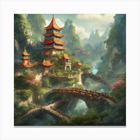 Chinese Pagoda 1 Canvas Print