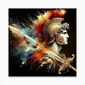 Spartan Warrior 13 Canvas Print